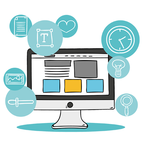 Website Design Illustration