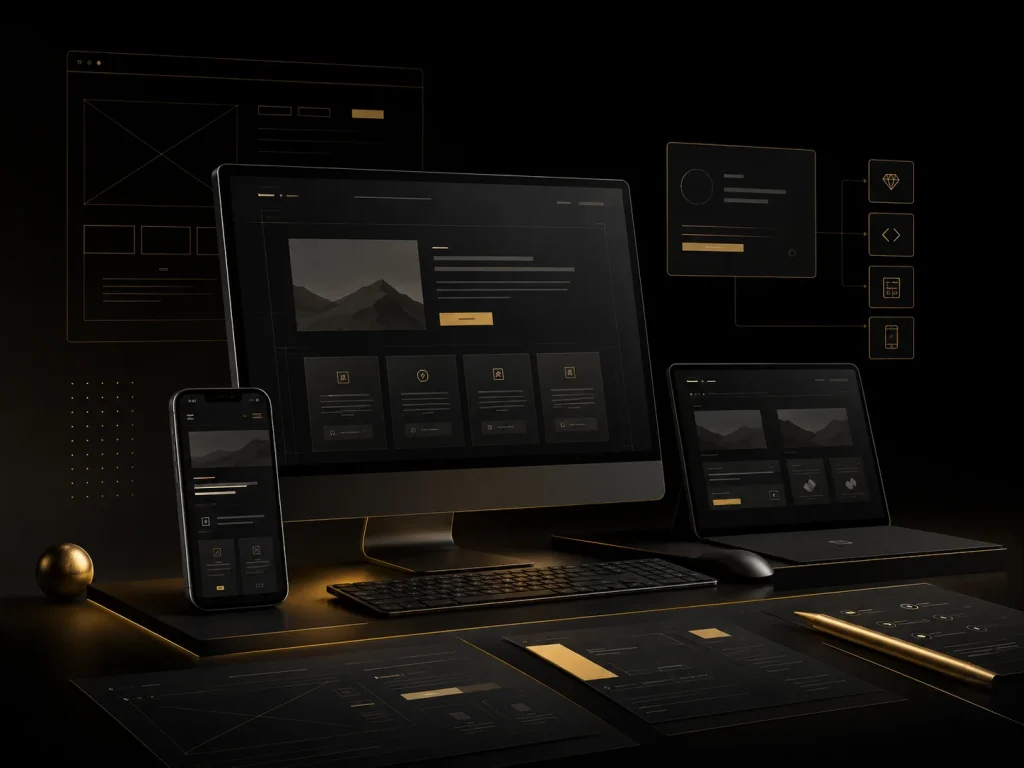 A website is not only design. It is a guided customer journey.
